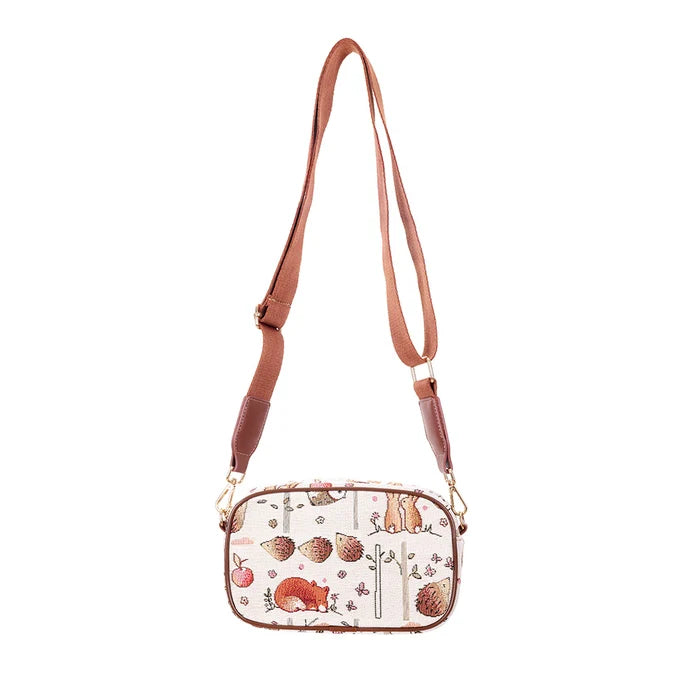 Signare Tapestry Camera Hip Cross Body Bag - Ginger Betty Woodland