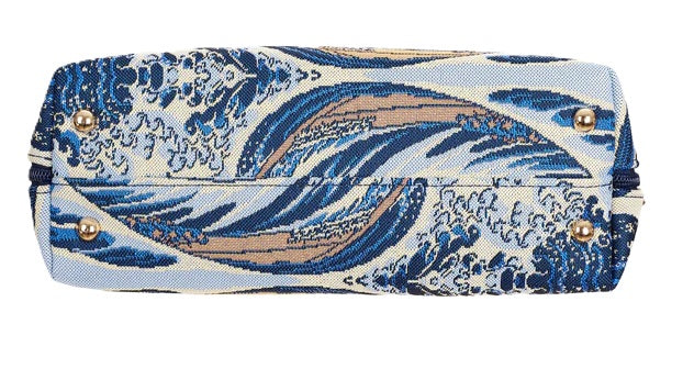 Signare Tapestry Convertible Grab & Shoulder Bag - The Great Wave