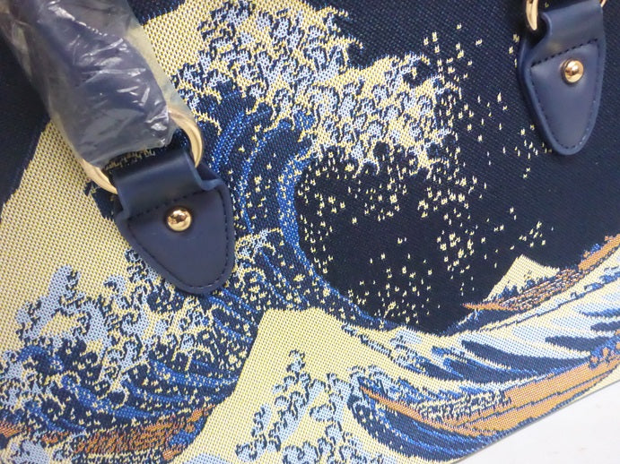 Signare Tapestry Convertible Grab & Shoulder Bag - The Great Wave