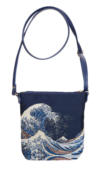Signare Tapestry The Great Wave Crossbody Sling Bag