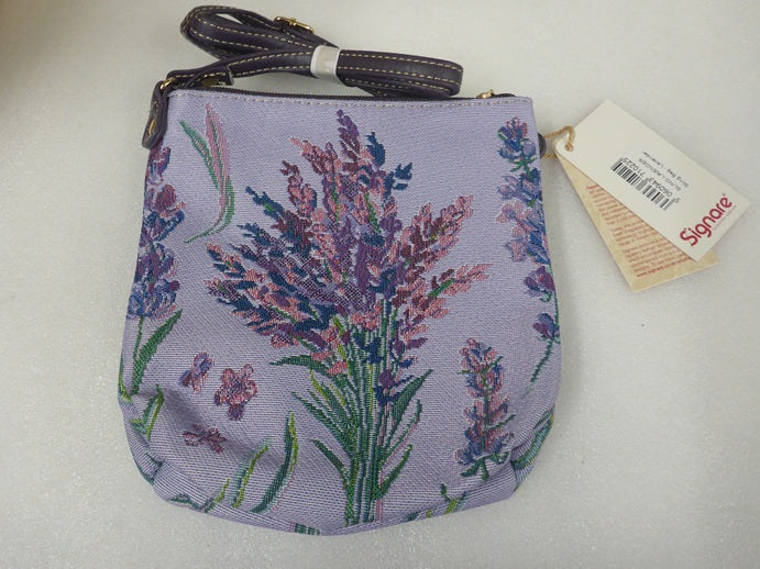 Signare Tapestry Lavender Crossbody Sling Bag