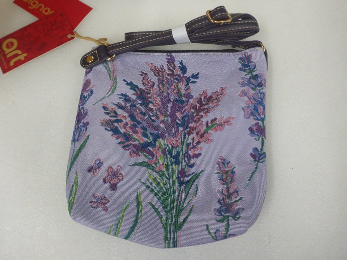 Signare Tapestry Lavender Crossbody Sling Bag