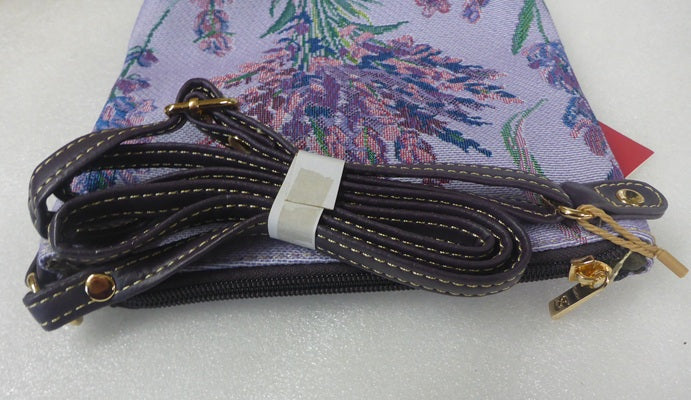 Signare Tapestry Lavender Crossbody Sling Bag