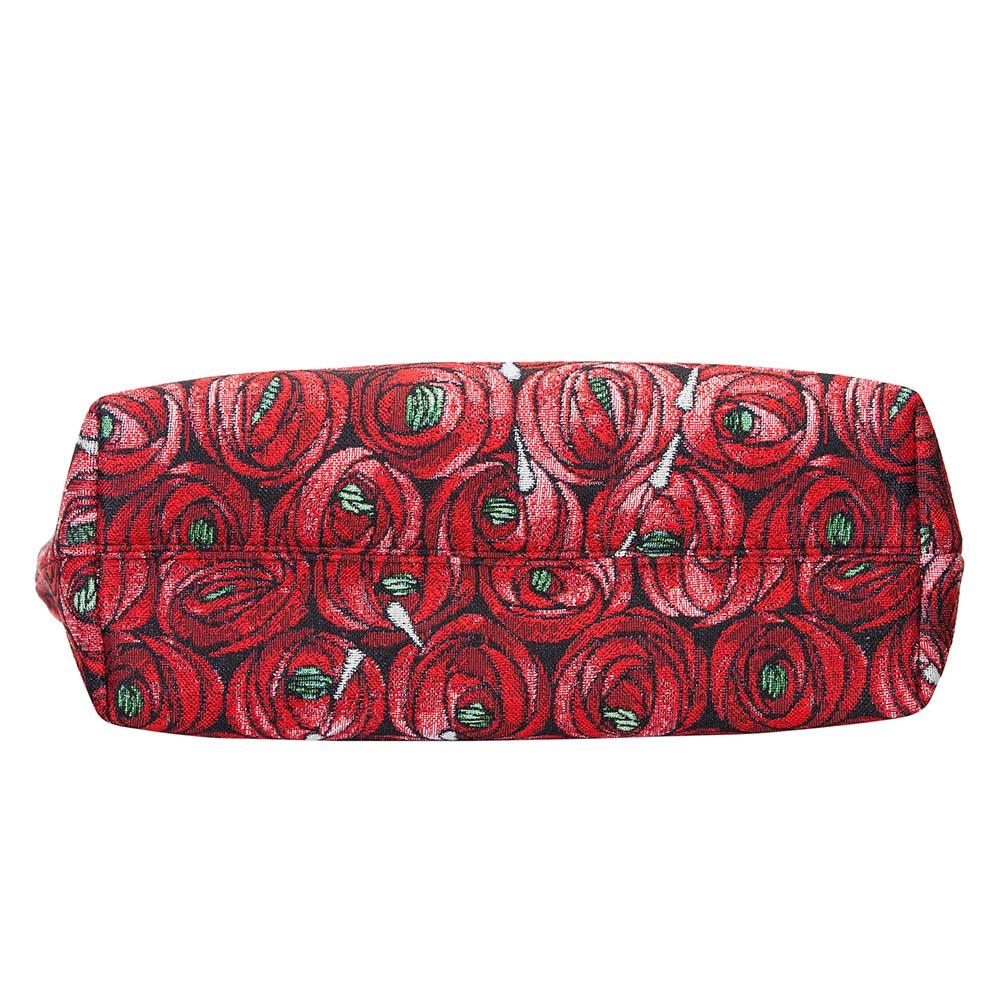 Signare Tapestry Convertible Grab & Shoulder Bag - Mackintosh Rose Teardrop