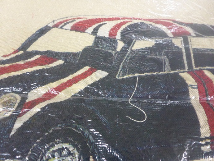 Signare Tapestry Cushion Cover 45cm - Union Jack Mini Car
