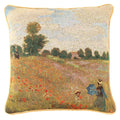 Signare Claude Monet Poppy Field Tapestry Cushion Cover 45cm x 45cm