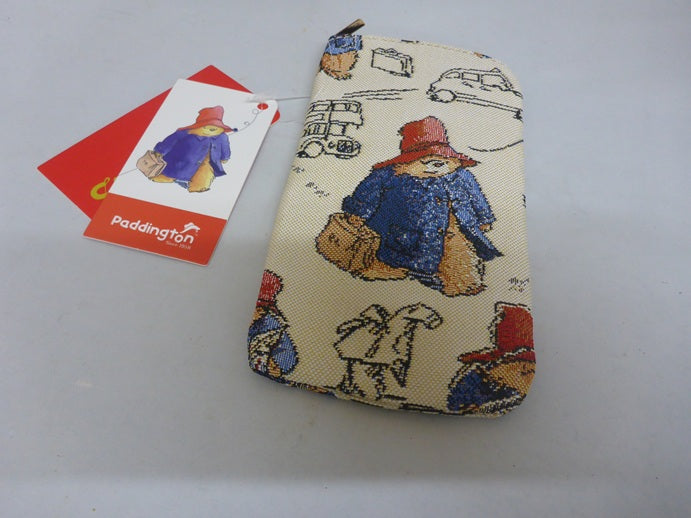 Signare Tapestry Zip Top Soft Glasses Case - Paddington Bear Cream