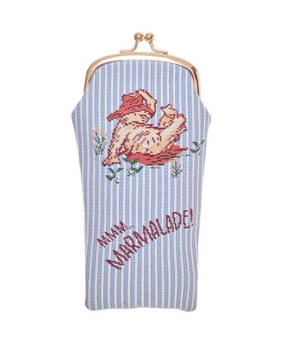 Signare Tapestry Clasp Top Soft Glasses Case - Paddington Bear Marmalade