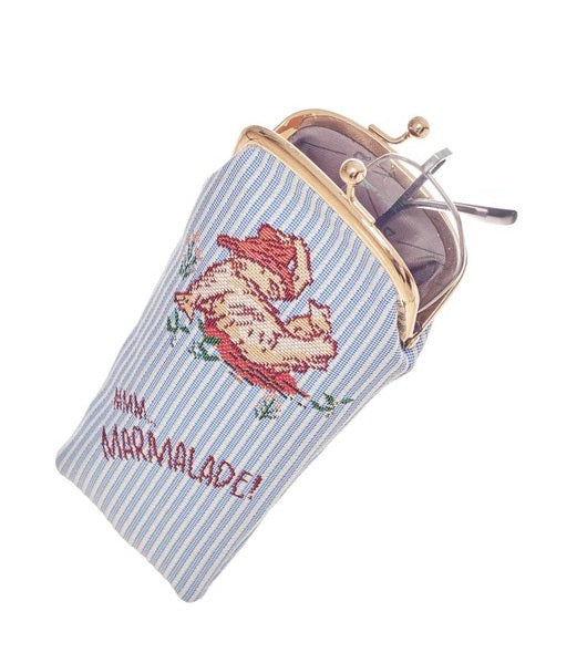 Signare Tapestry Clasp Top Soft Glasses Case - Paddington Bear Marmalade
