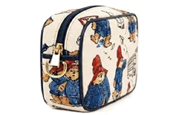 Signare Tapestry Camera Hip Cross Body Bag - Paddington Bear Cream