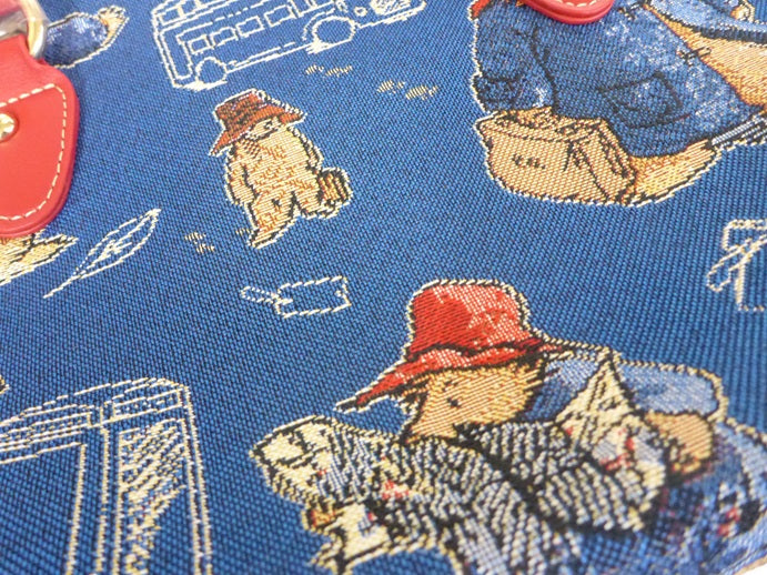 Signare Tapestry Paddington Bear Convertible Weekend Bag – Blue & Red
