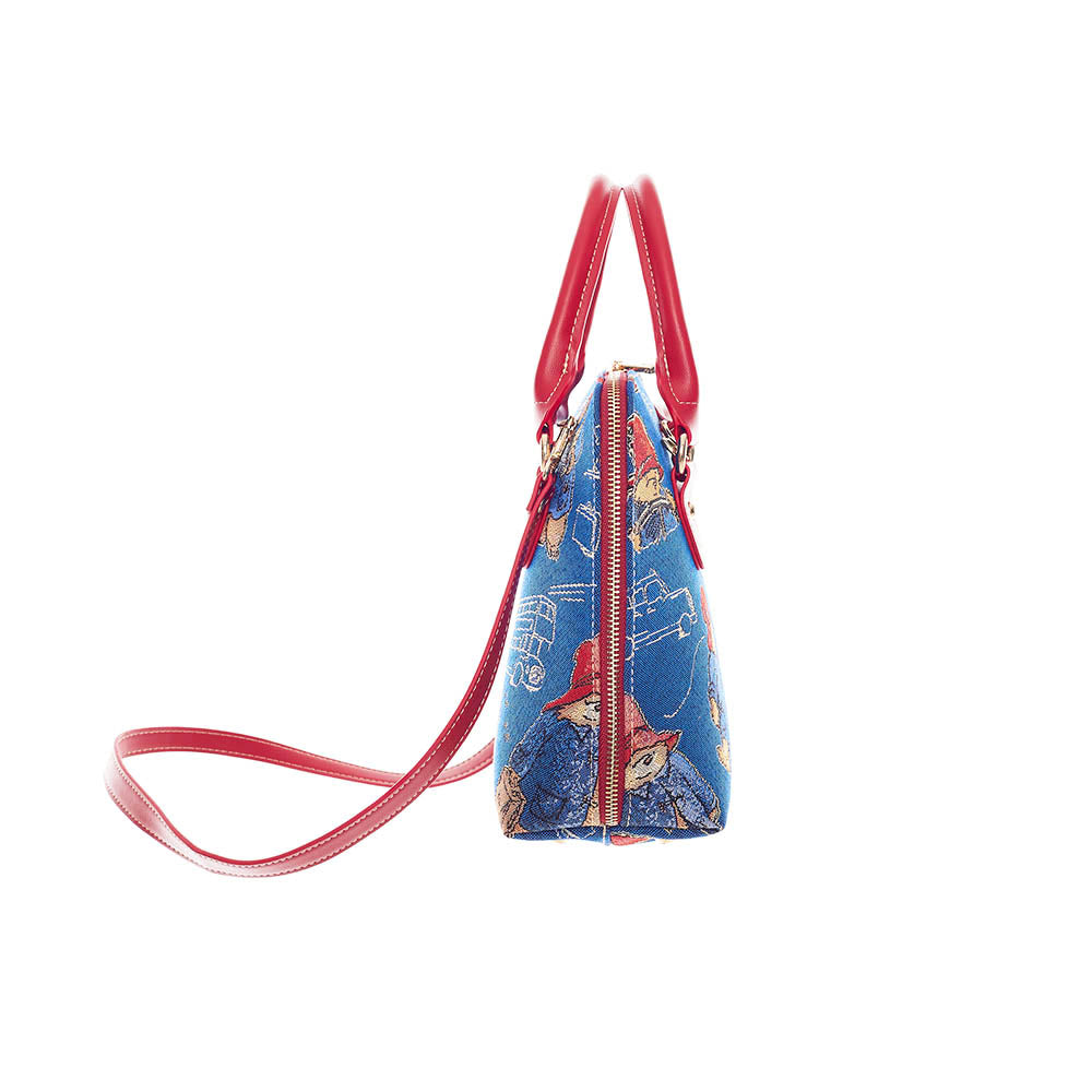 Signare Tapestry Paddington Bear Convertible Weekend Bag – Blue & Red