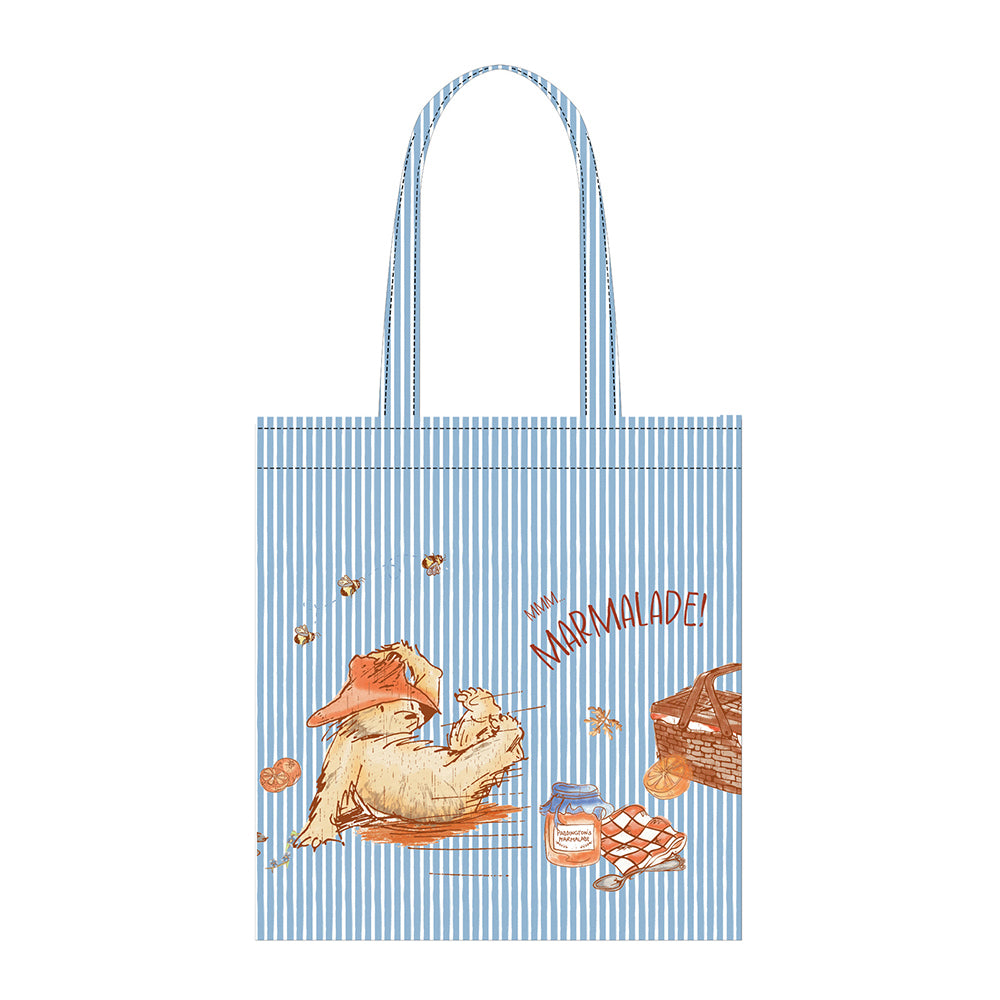 Signare Tapestry Flat Tote Shopper Bag - Paddington Bear Marmalade
