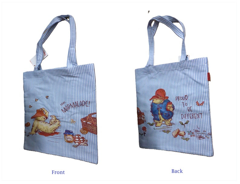 Signare Tapestry Flat Tote Shopper Bag - Paddington Bear Marmalade