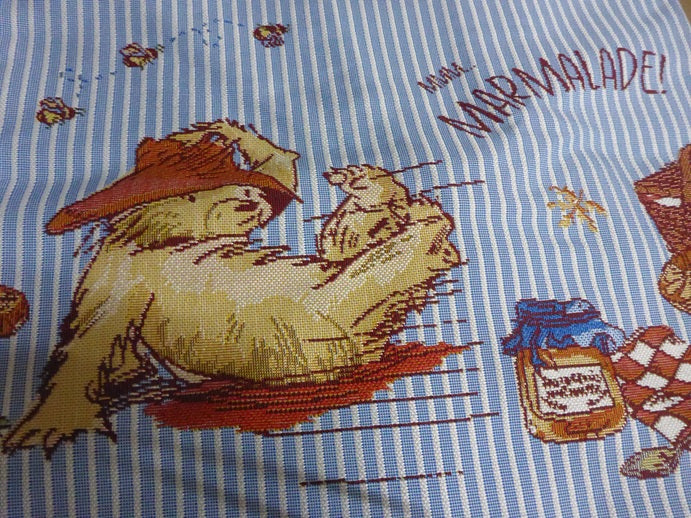 Signare Tapestry Flat Tote Shopper Bag - Paddington Bear Marmalade