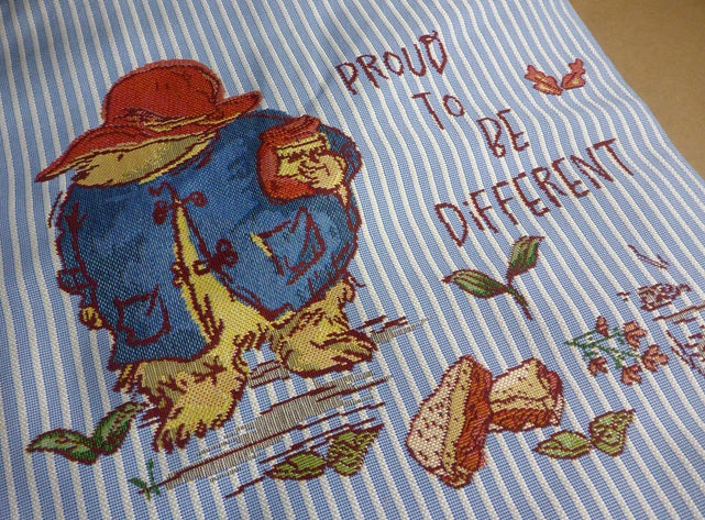 Signare Tapestry Flat Tote Shopper Bag - Paddington Bear Marmalade