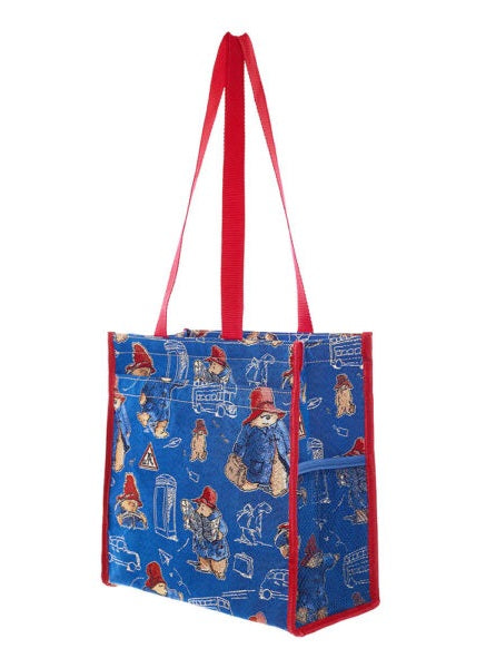 Signare Tapestry Paddington Bear Blue Shopper Tote Bag