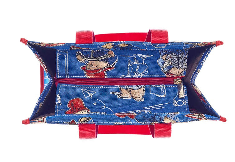 Signare Tapestry Paddington Bear Blue Shopper Tote Bag