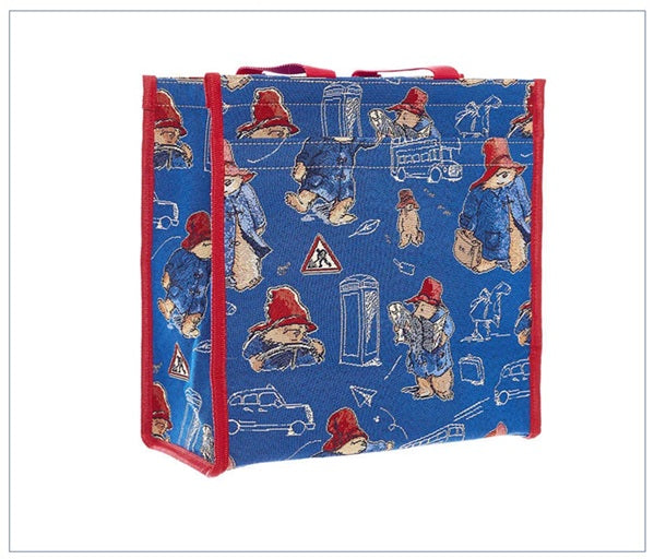 Signare Tapestry Paddington Bear Blue Shopper Tote Bag