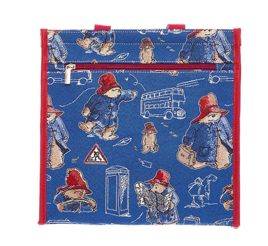 Signare Tapestry Paddington Bear Blue Shopper Tote Bag