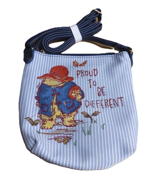 Signare Tapestry Paddington Bear Marmalade 'Proud to be Different' Crossbody Sling Bag