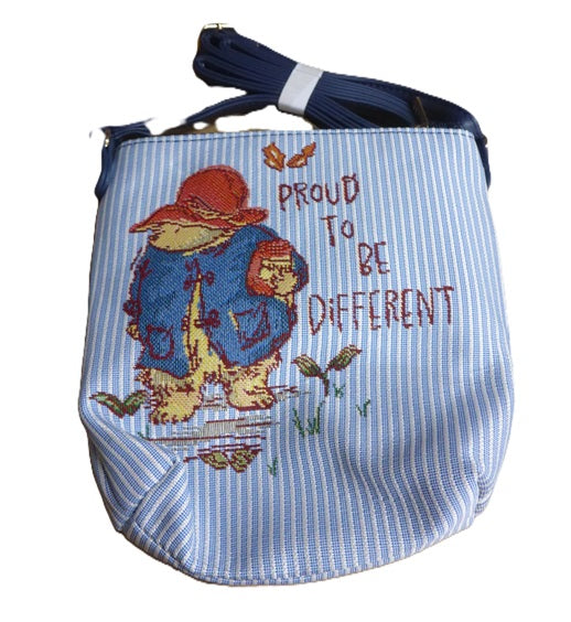Signare Tapestry Paddington Bear Marmalade 'Proud to be Different' Crossbody Sling Bag