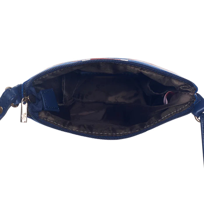 Signare Tapestry Paddington Bear Union Jack Crossbody Sling Bag