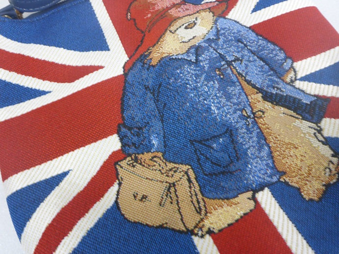 Signare Tapestry Paddington Bear Union Jack Crossbody Sling Bag