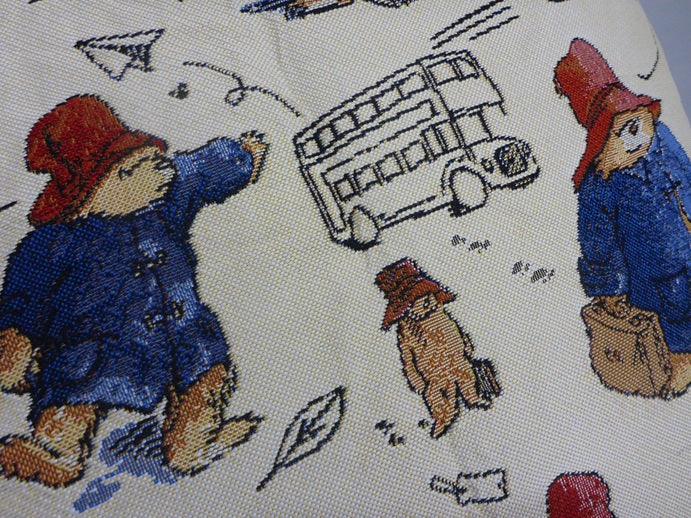 Signare Paddington Bear Tapestry Cushion Cover 45cm x 45cm Cream