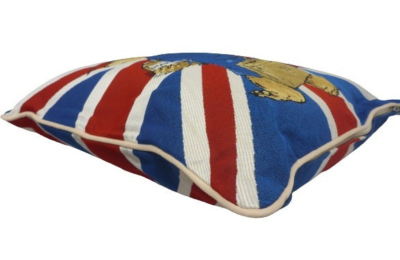 Signare Tapestry Throw Cushion Cover 45cm - Paddington Bear Union Jack