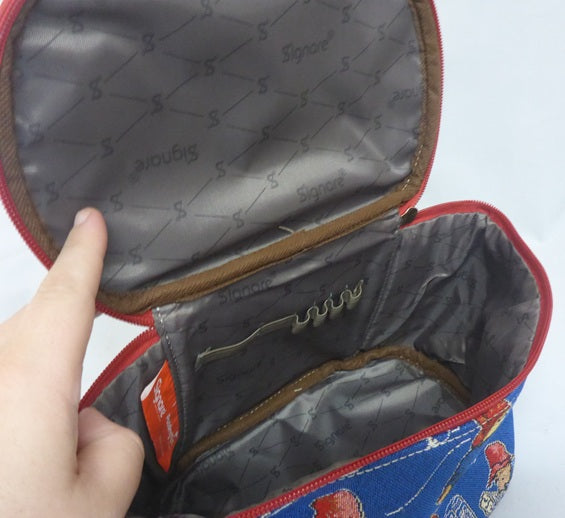 Signare Tapestry Vanity Cosmetic Bag - Paddington Bear Blue