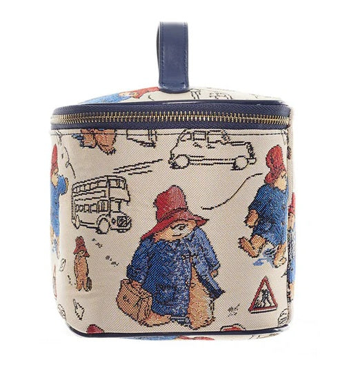 Signare Tapestry Vanity Cosmetic Bag - Paddington Bear Cream