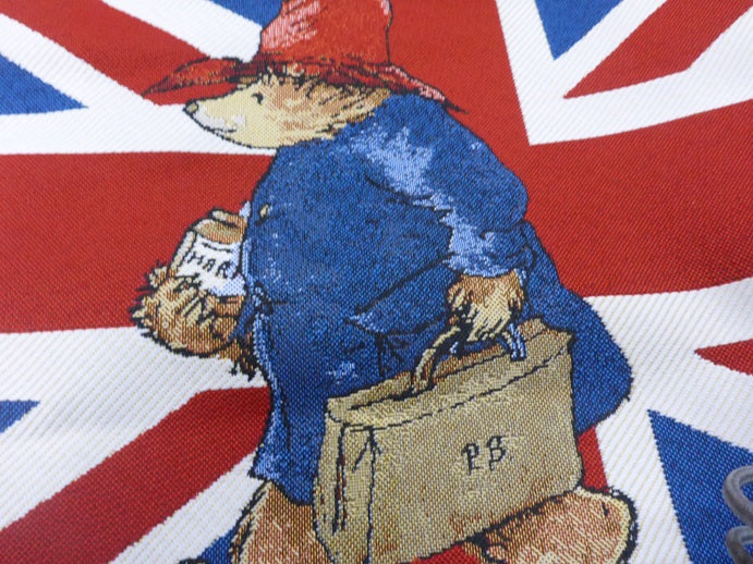 Signare Tapestry Hobo Slouch Bag - Paddington Bear Union Jack