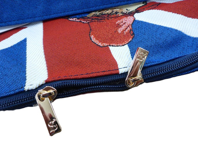 Signare Tapestry Hobo Slouch Bag - Paddington Bear Union Jack