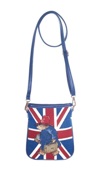 Signare Tapestry Paddington Bear Union Jack Travel Wallet Crossbody Bag