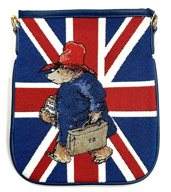 Signare Tapestry Paddington Bear Union Jack Travel Wallet Crossbody Bag