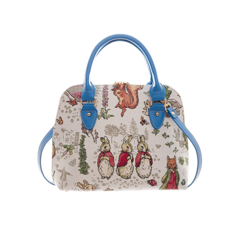 Signare Tapestry Convertible Grab & Shoulder Bag - Peter Rabbit