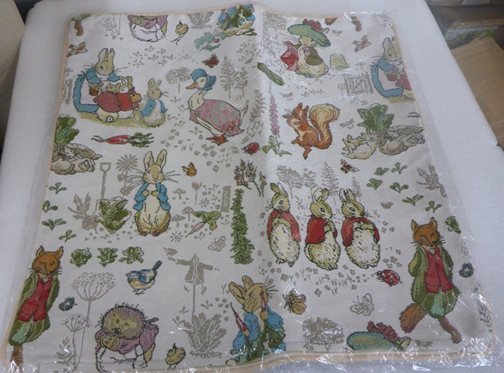 Signare Tapestry Cushion Cover 45cm - Peter Rabbit Cream