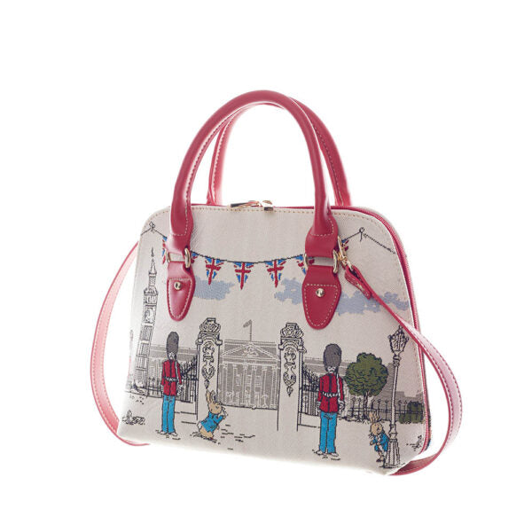 Signare Tapestry Convertible Grab & Shoulder Bag - Peter Rabbit Victorian