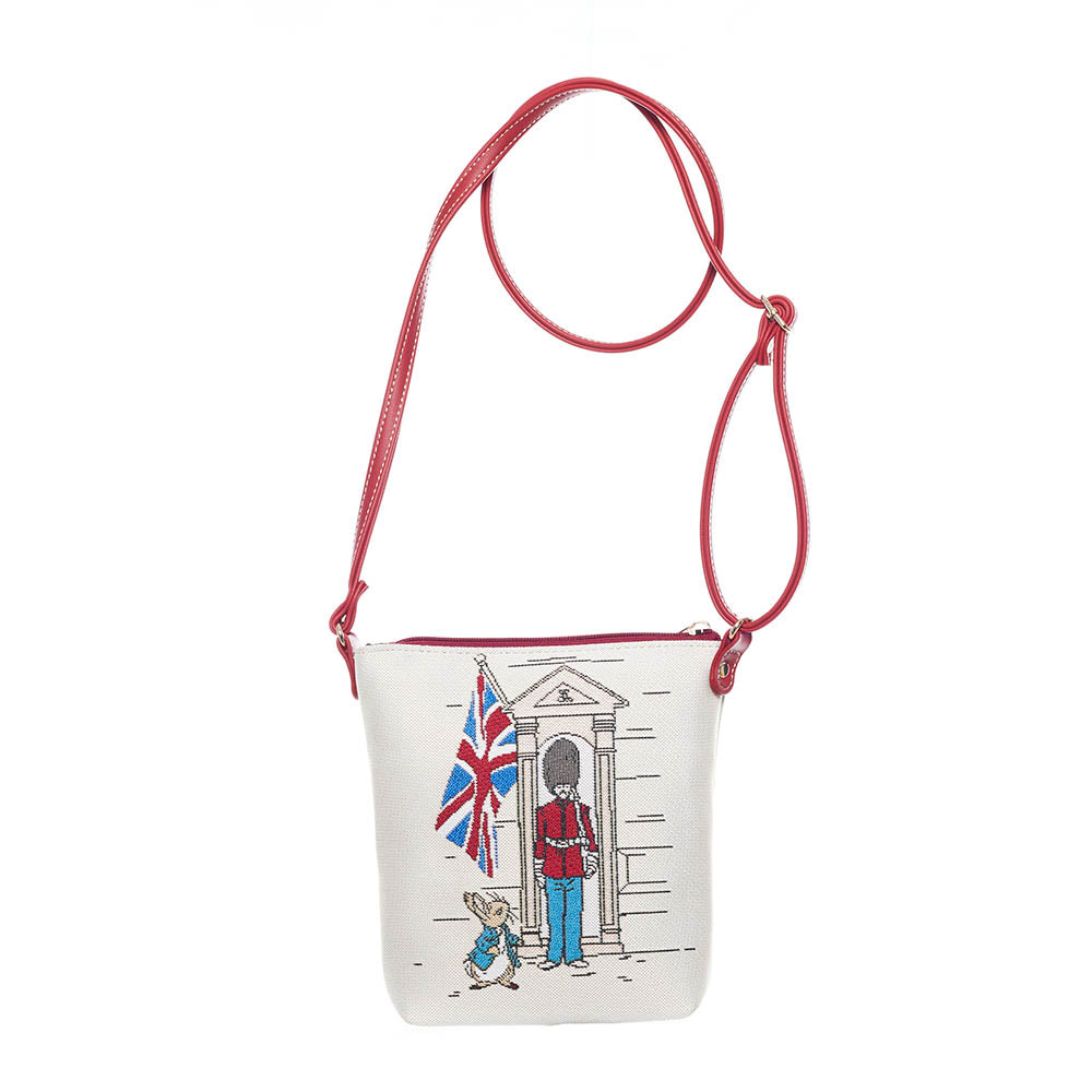 Signare Tapestry Peter Rabbit Victorian London Crossbody Sling Bag