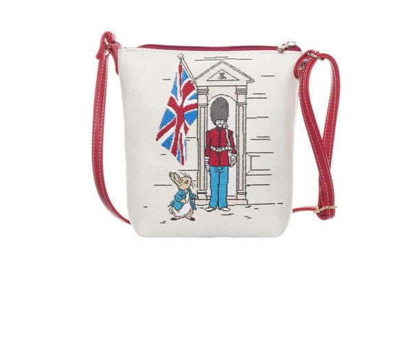 Signare Tapestry Peter Rabbit Victorian London Crossbody Sling Bag