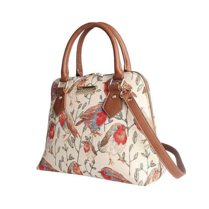Signare Tapestry 2-in-1 Convertible Grab Bag | Robin Bird Design