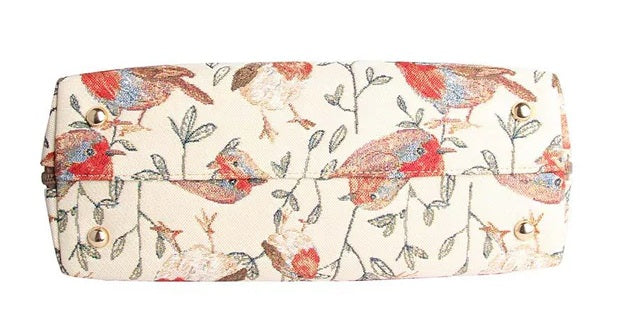 Signare Tapestry 2-in-1 Convertible Grab Bag | Robin Bird Design