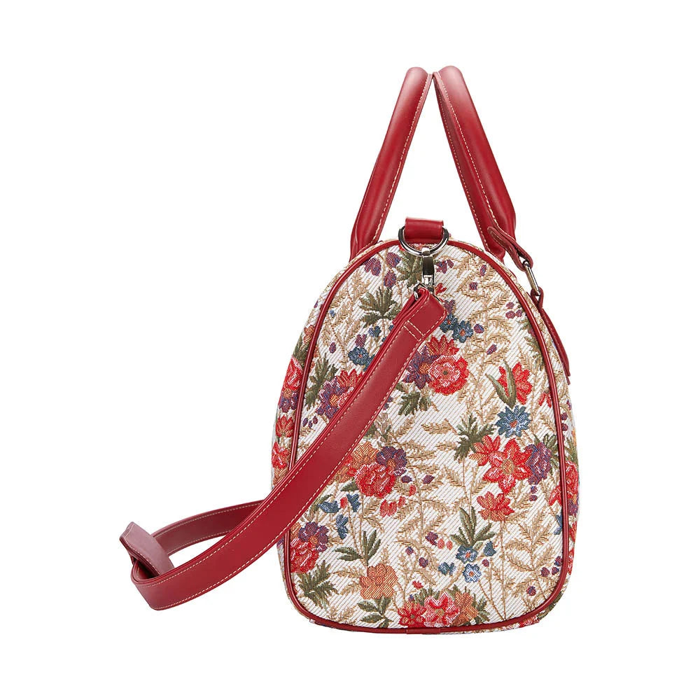 Signare V&A Flower Meadow Tapestry Weekend Travel Bag