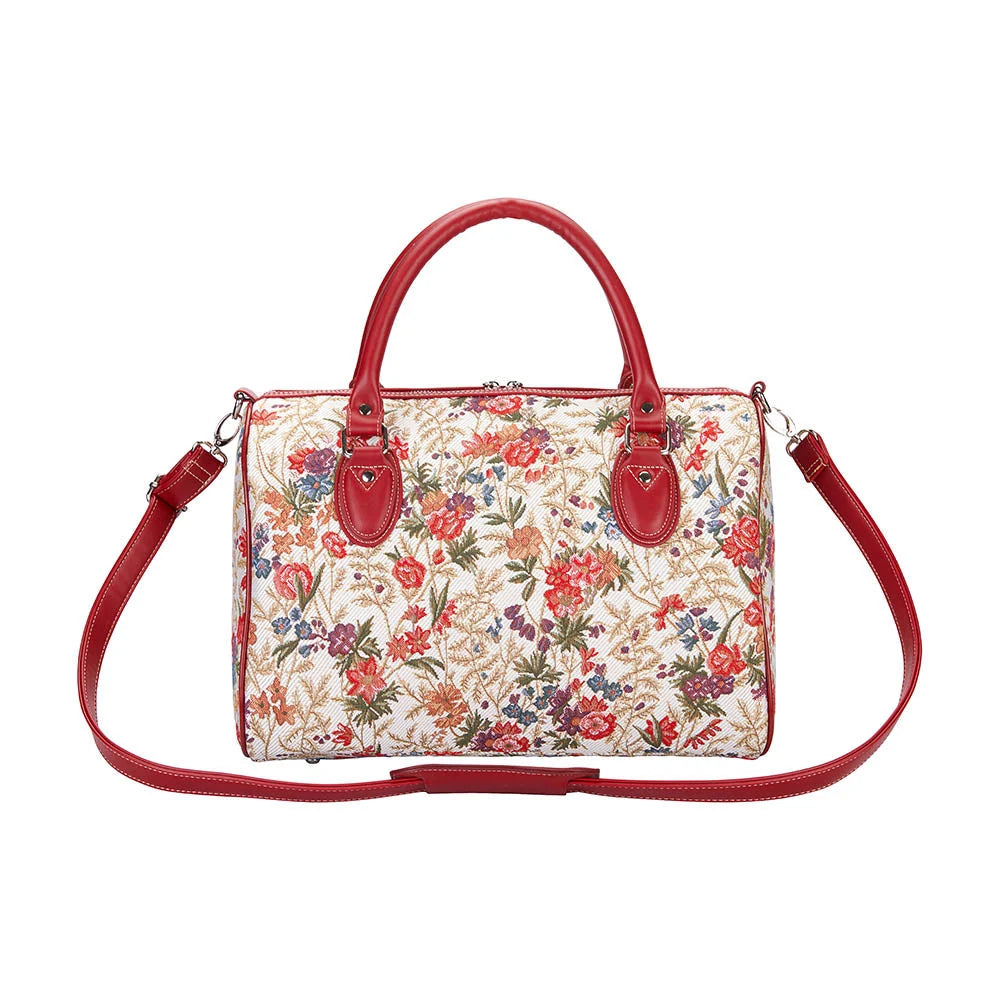 Signare V&A Flower Meadow Tapestry Weekend Travel Bag