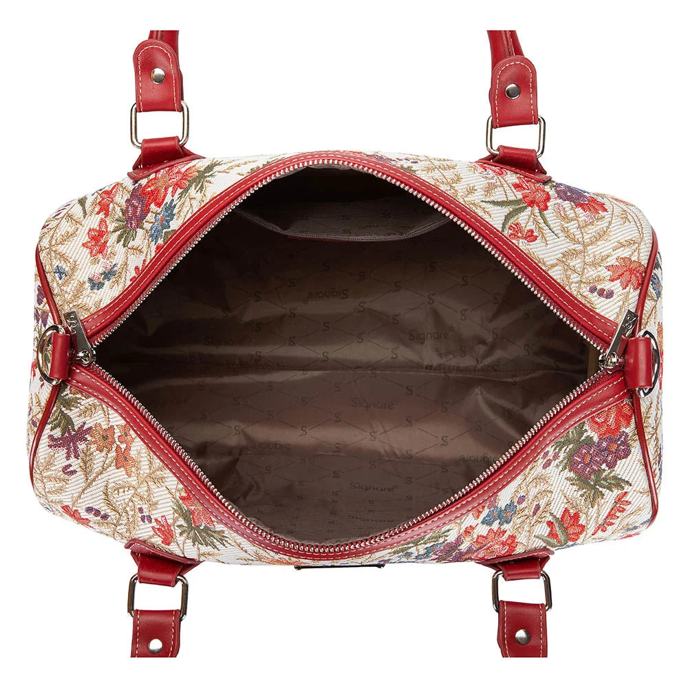 Signare V&A Flower Meadow Tapestry Weekend Travel Bag