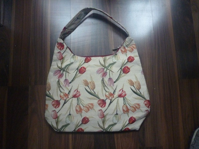 Signare Tapestry Hobo Slouch Bag + Coin Purse - Tulips (Ex-Display, Tags Missing) (Copy)