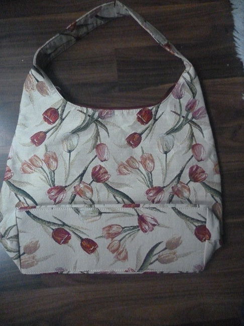 Signare Tapestry Hobo Slouch Bag + Coin Purse - Tulips (Ex-Display, Tags Missing) (Copy)