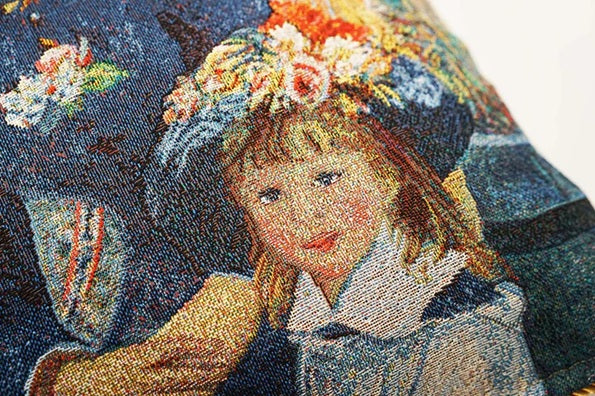 Signare Tapestry Throw Cushion Cover 45cm - Pierre Auguste Renoir Two Sisters