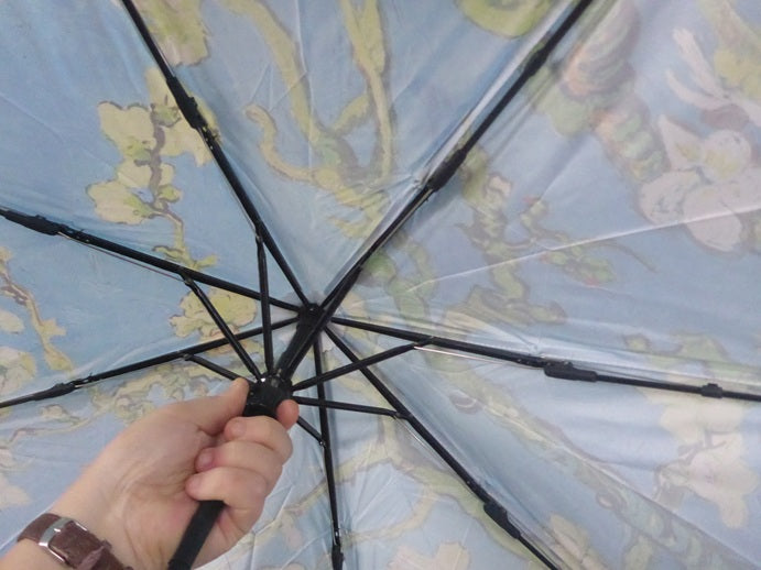 Signare Van Gogh Almond Blossom Compact Folding Umbrella